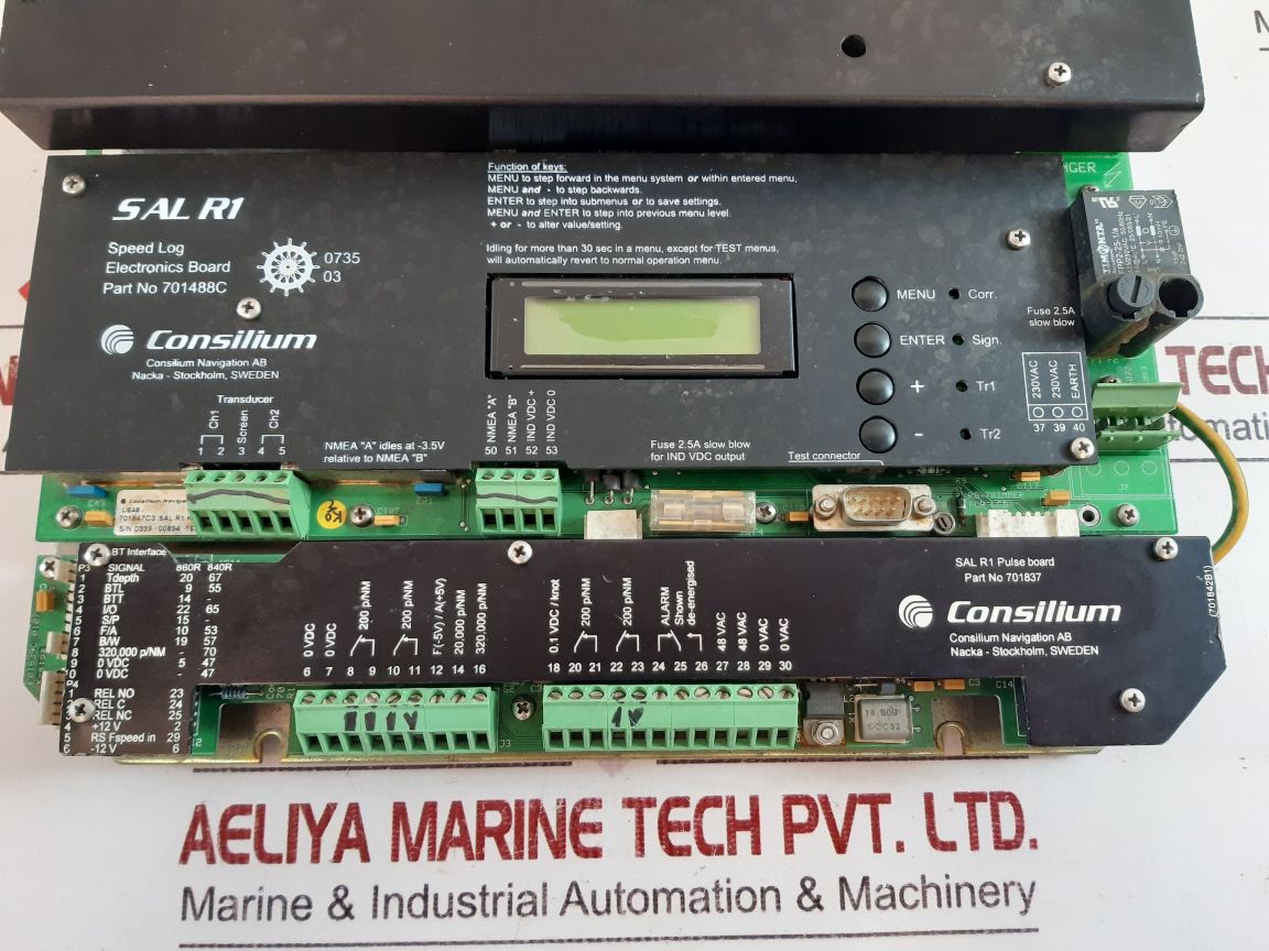 Consilium Salr1 Pcb Assy 701488D1 Pulse Board 701837