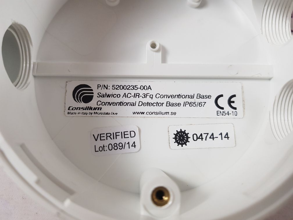 Consilium salwico ac-ir-3fq conventional detector base 5200235-00a