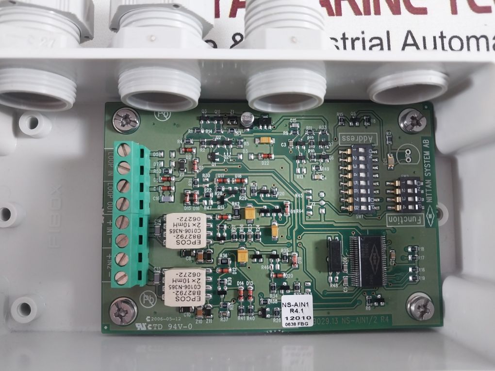 Consilium N12010 Salwico Ns-ain1 Conventional Detector Address Unit/Id:3