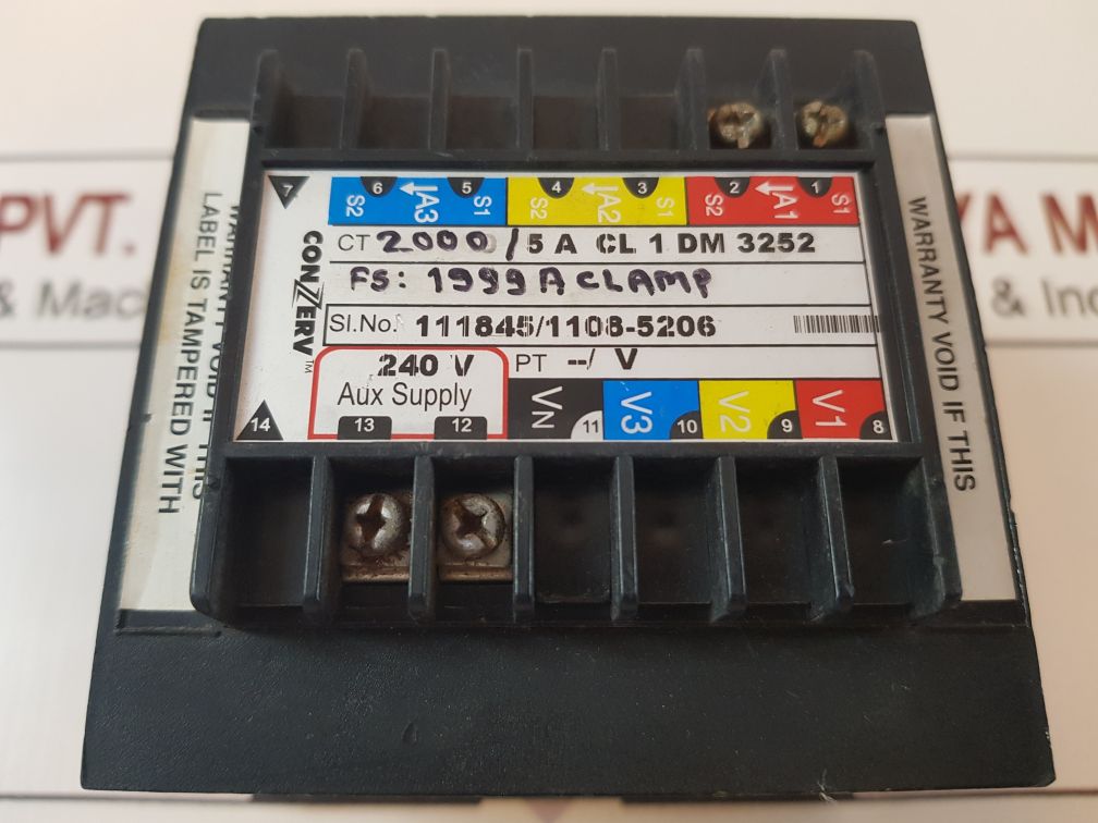 Conzerv Dm3252 Digital Panel Meter 20005A