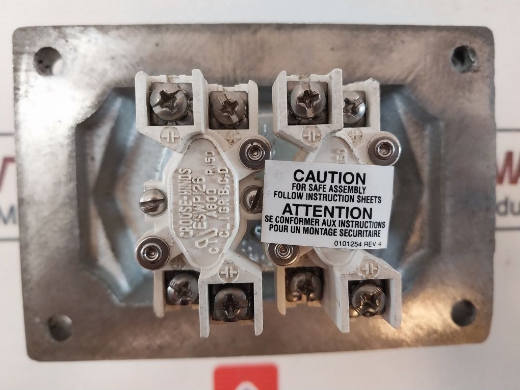 Cooper Crouse-hinds Dsd919 S153 Control Assembly Cover For Haz. Locs. Rev 3 M01