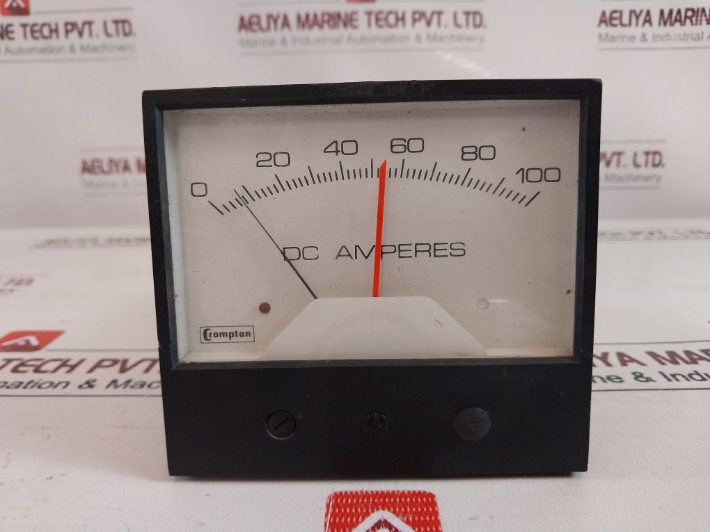 Crompton 0-100 Dc Amperes Meter