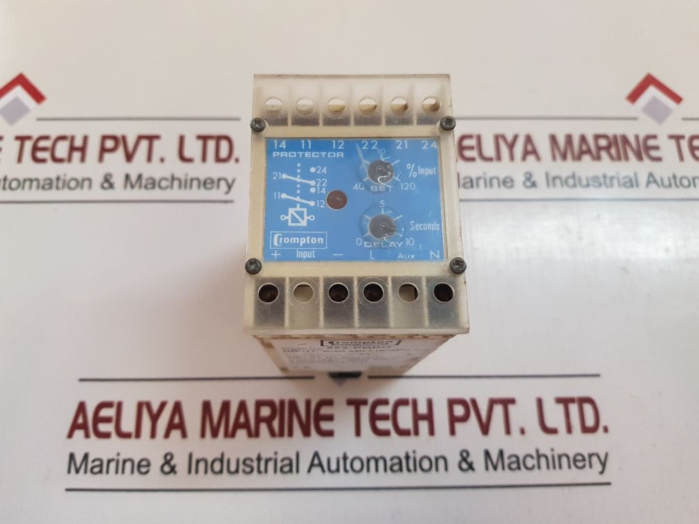 Crompton 252-pbbg Motor Protection Relay 5A 220V 50Hz