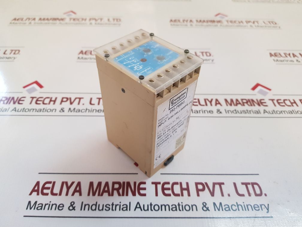Crompton 252-pbbg Motor Protection Relay