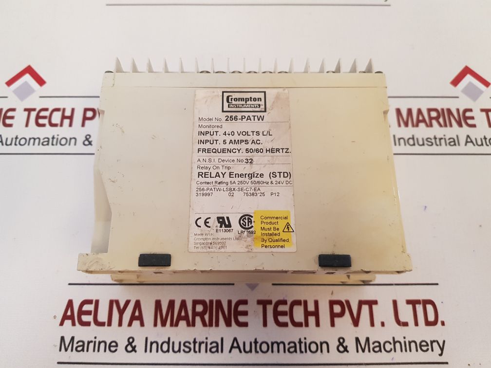 Crompton 256-patw Protector Relay On Trip