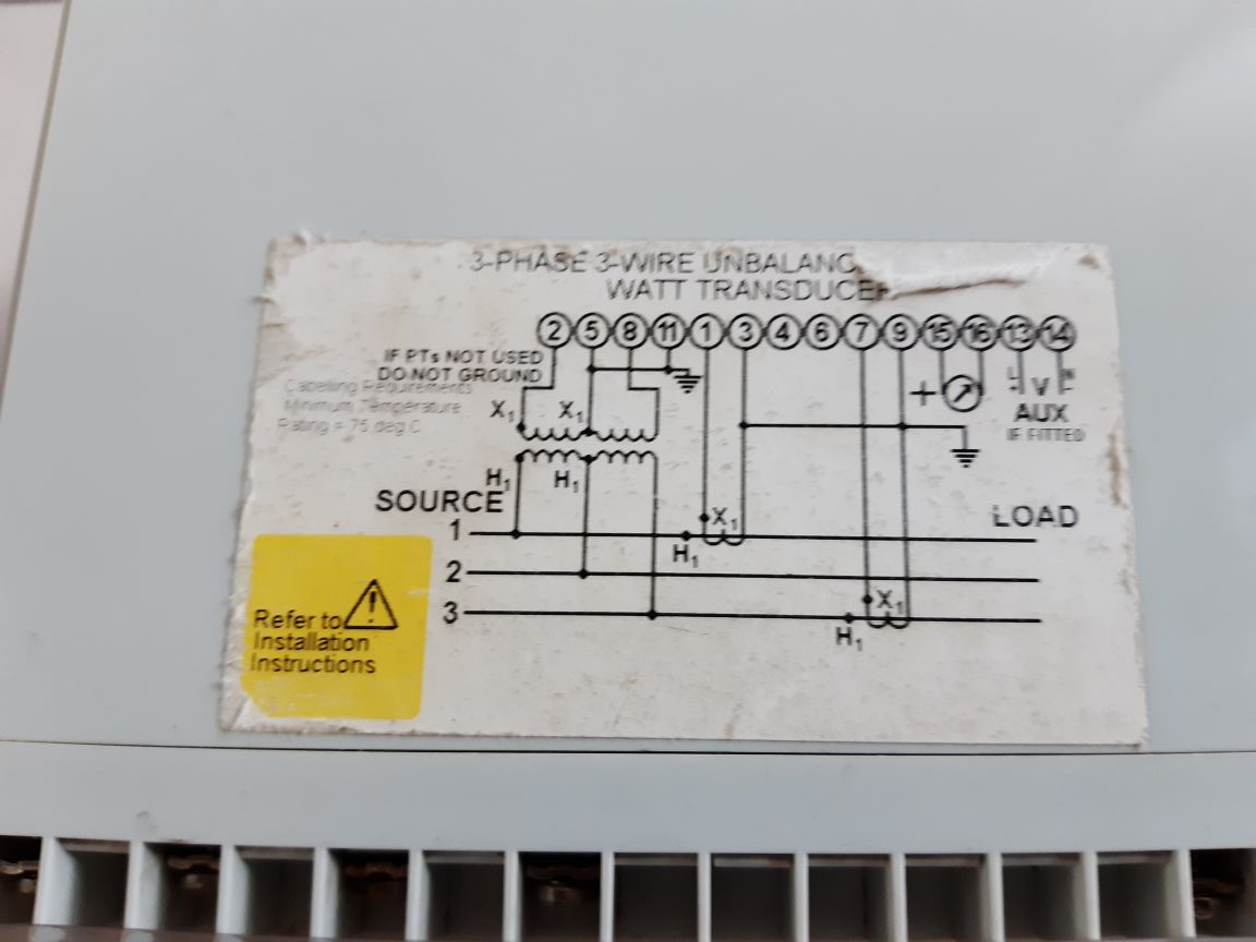 Crompton Paladin 256-twmu Transducer 0/2000 Kilowatts