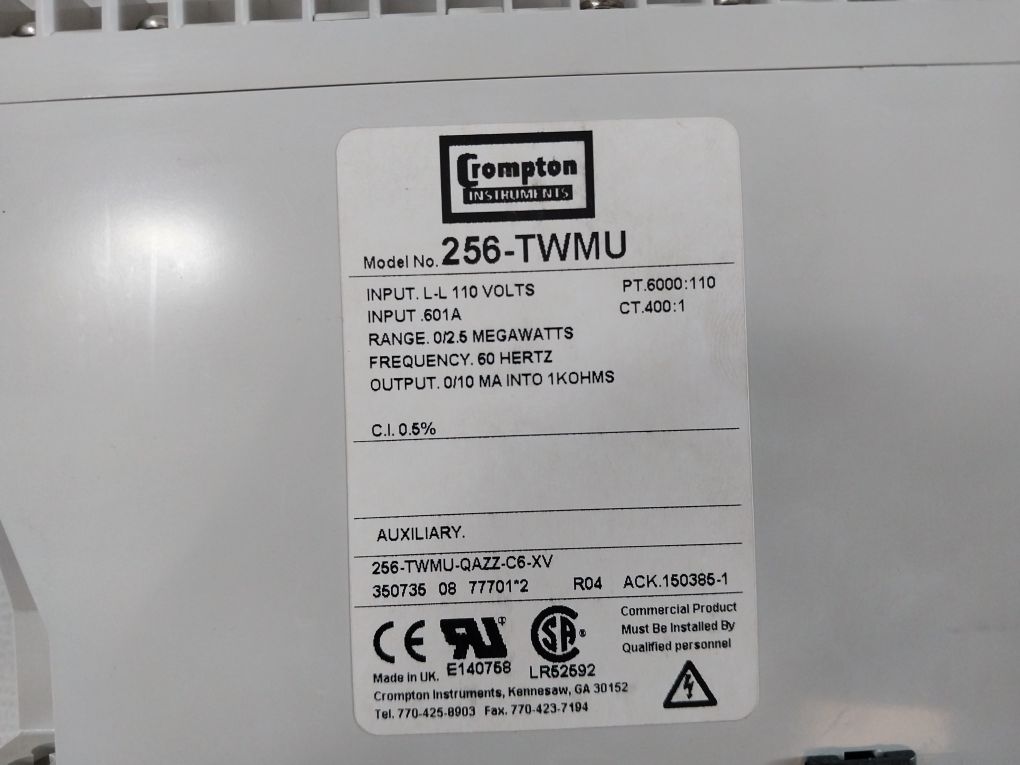 Crompton Instruments 256-twmu Paladin Transducer Module