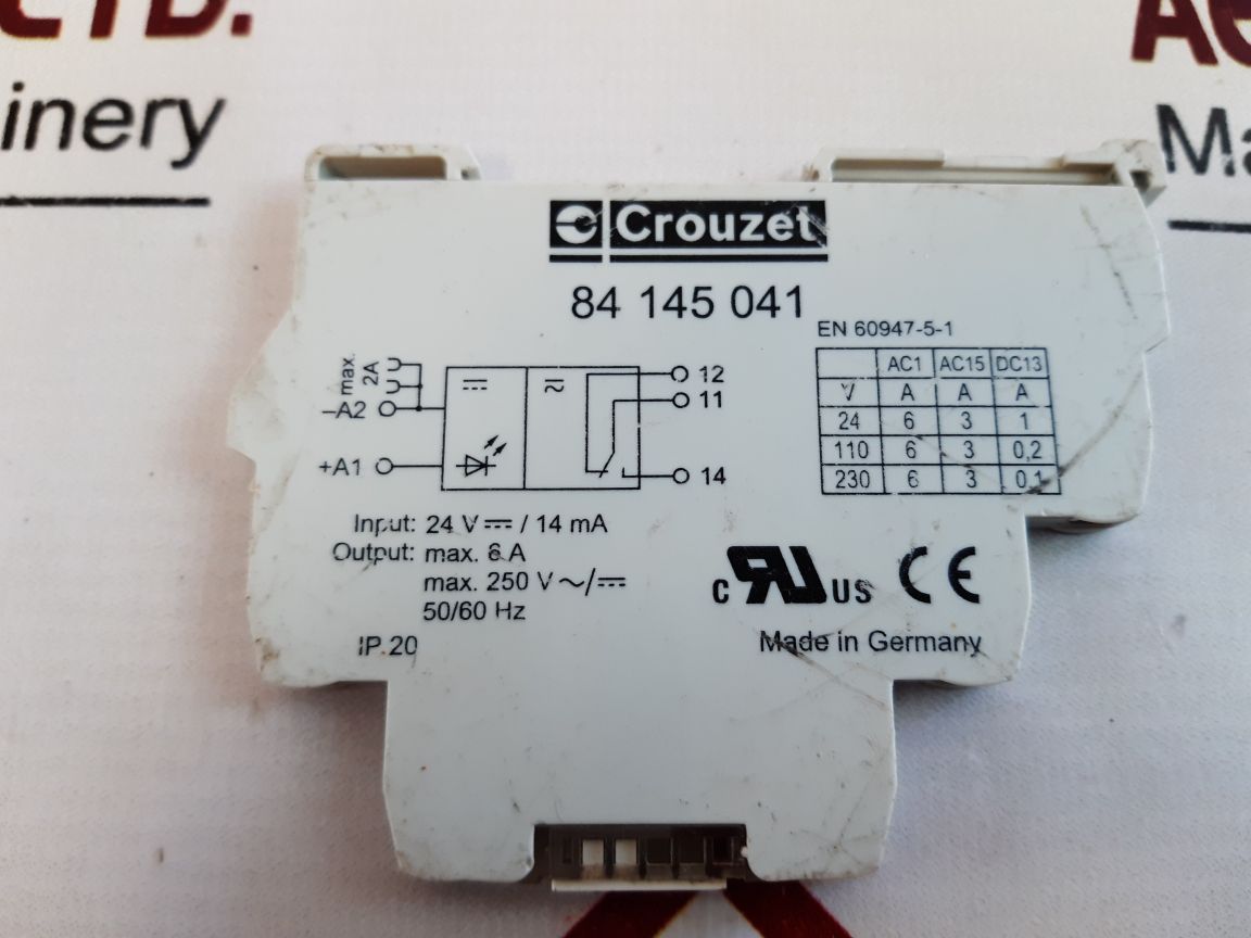 Crouzet 84 145 041 Relay