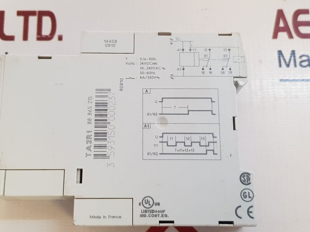 Crouzet Ta2R1 Time Delay Relay