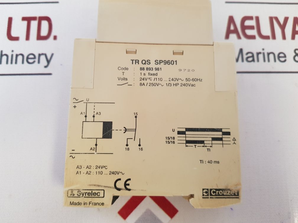 Crouzet Tr Qs Sp9601 Star Delta Timer