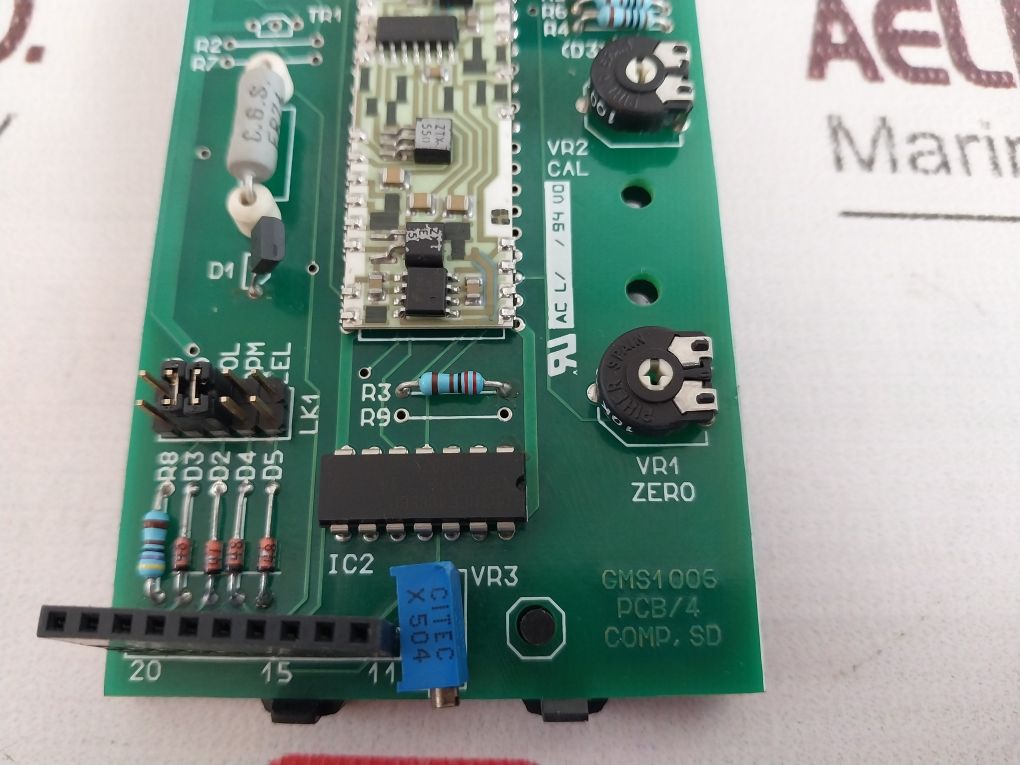 Crowcon Gms1006-ss/4 Pcb Card Input Printed Circuit Board