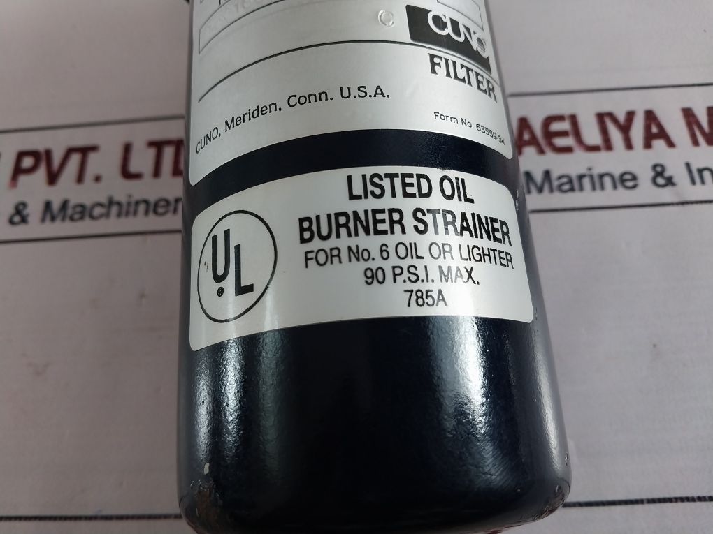 Cuno 1301826 5U0050 Oil Burner Strainer Filter Gu