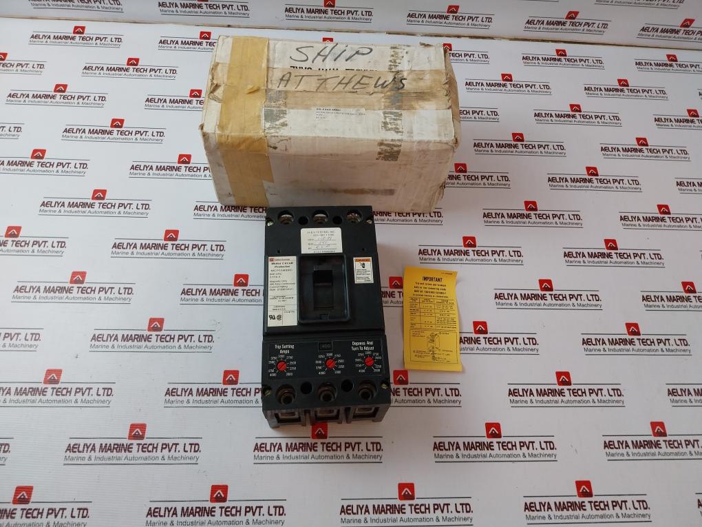 Cutler-hammer Mcp534000C 3Pole Motor Circuit Protector 400 A
