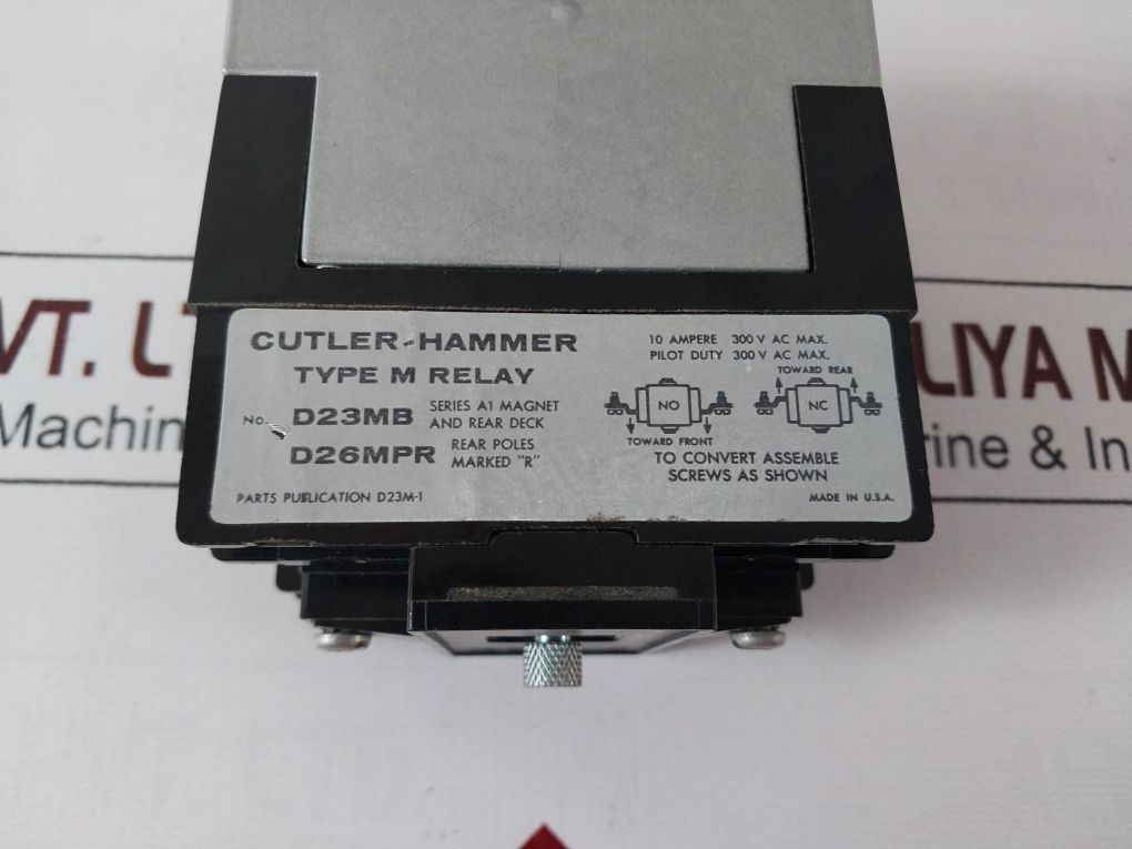 Cutler-hammer Type M Relay D23Mb Series A1