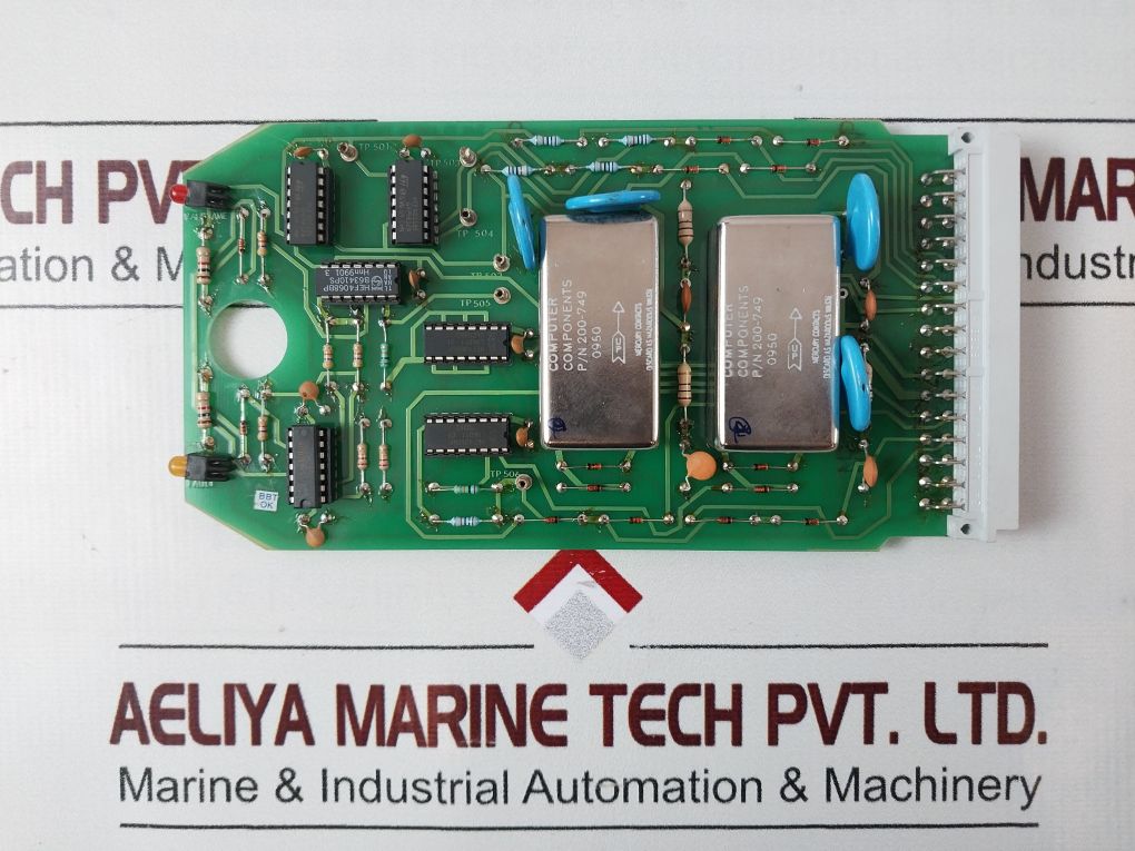 Alstom D-984 0584 2/4 Flame O Fault Alarm Pcb