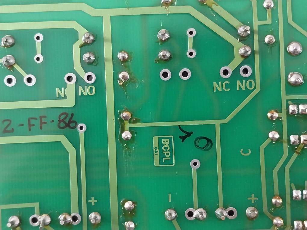 Alstom D-984 0584 2/4 Flame & Fault Alarm Board