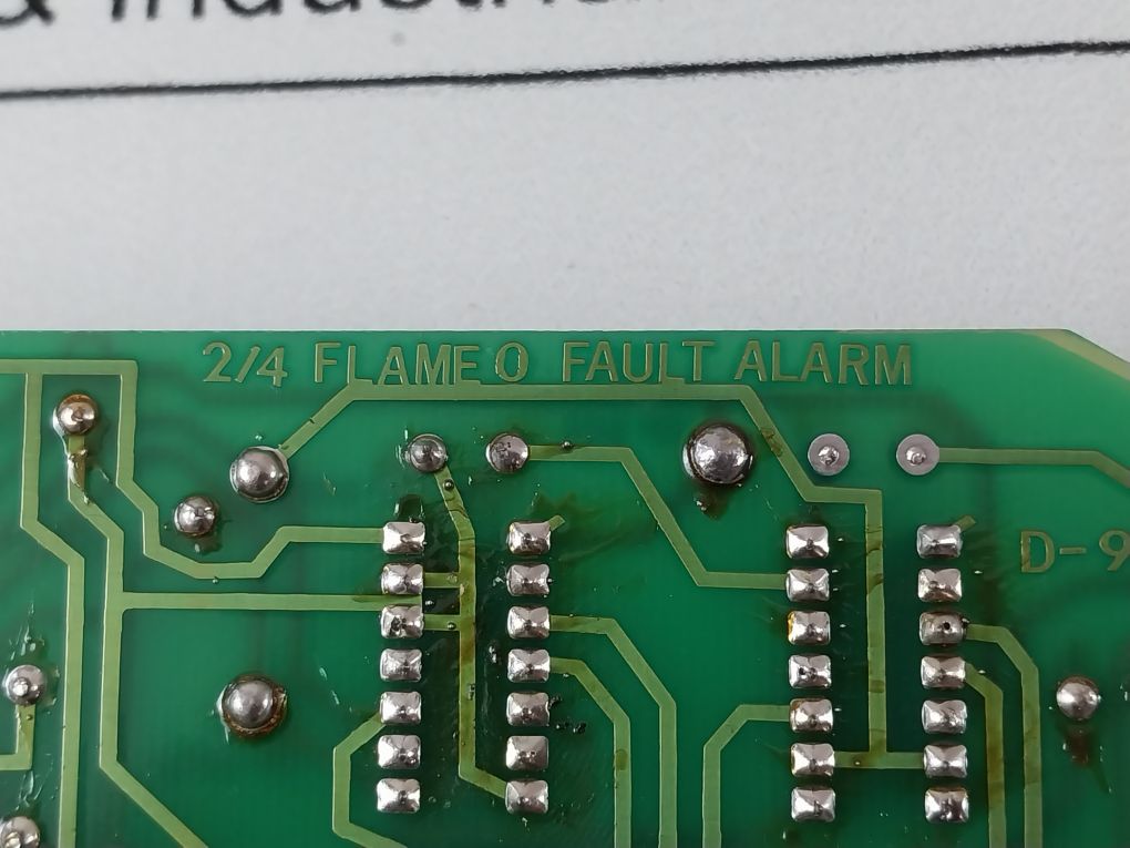 Alstom D-984 0584 2/4 Flame & Fault Alarm Board