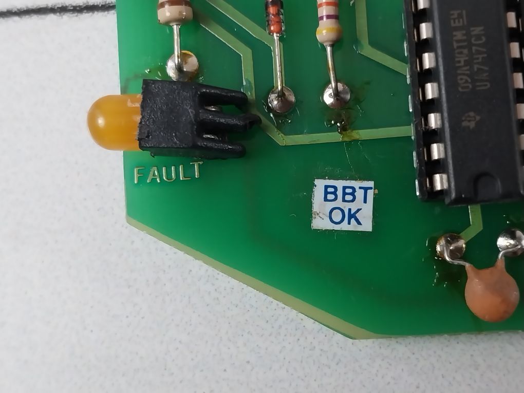 Alstom D-984 0584 2/4 Flame & Fault Alarm Board