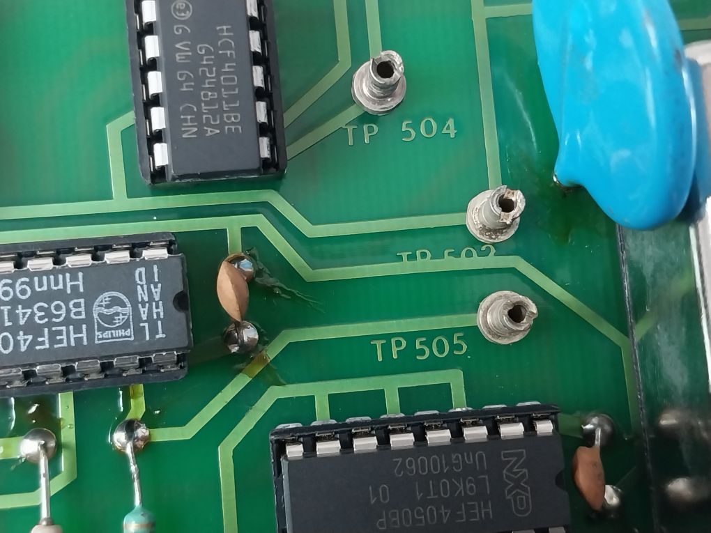 Alstom D-984 0584 2/4 Flame & Fault Alarm Board