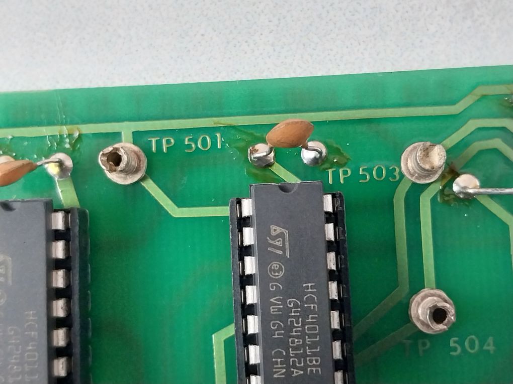 Alstom D-984 0584 2/4 Flame & Fault Alarm Board