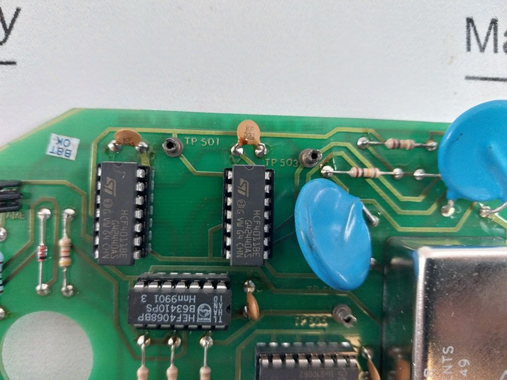 Alstom D-984 0584 Pcb 2/4 Flame & Fault Alarm Board