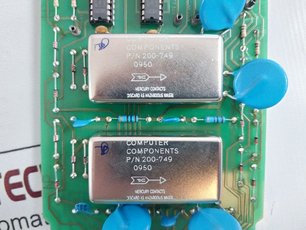 Alstom D-984 0584 Pcb 2/4 Flame & Fault Alarm Board