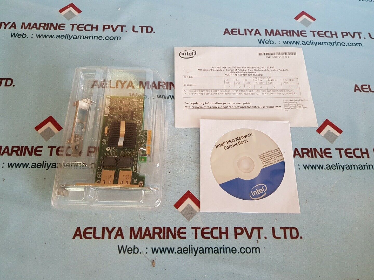 Intel pro/1000 pt dual port server adapter card