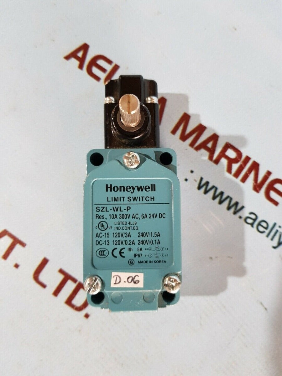 Honeywell szl-wl-p limit switch 10a 300v ac,6a 24v dc