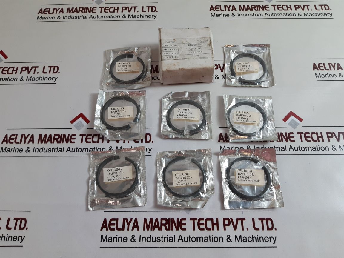 Set Of 8X Daikin R412528A Oil Ring C55