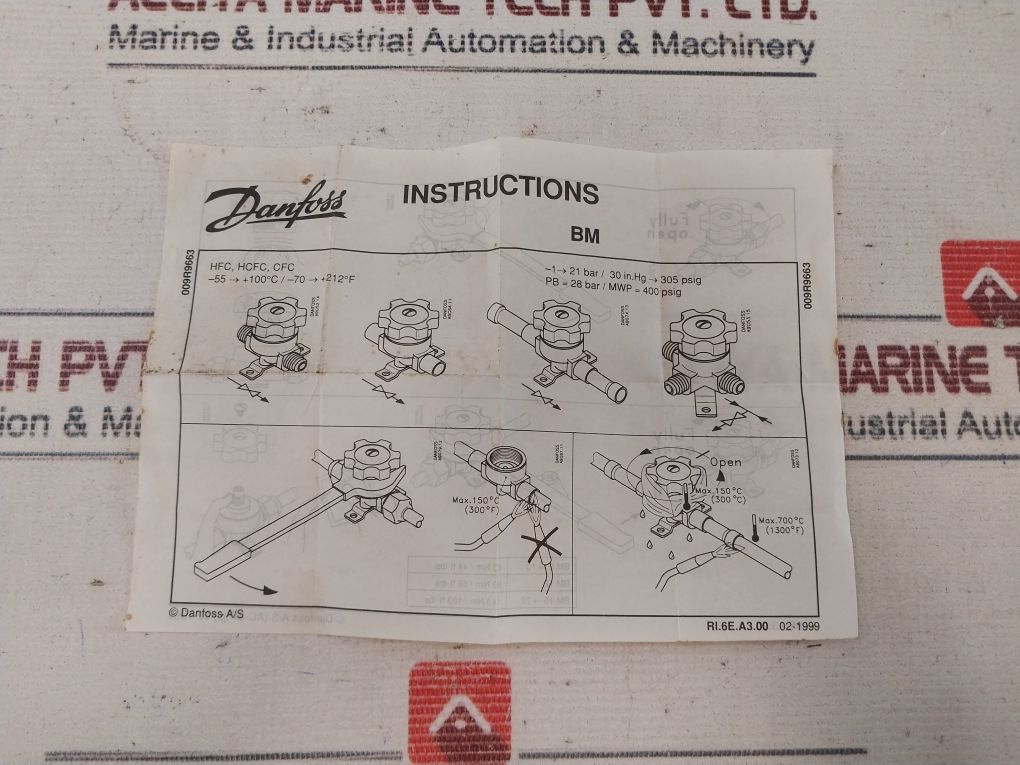 Danfoss 009G0027 Service Kit For Type Bm
