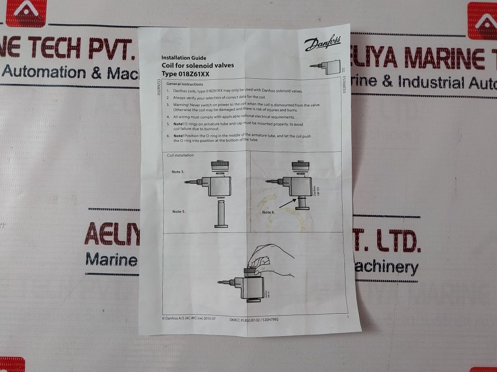 Danfoss 018Z6122