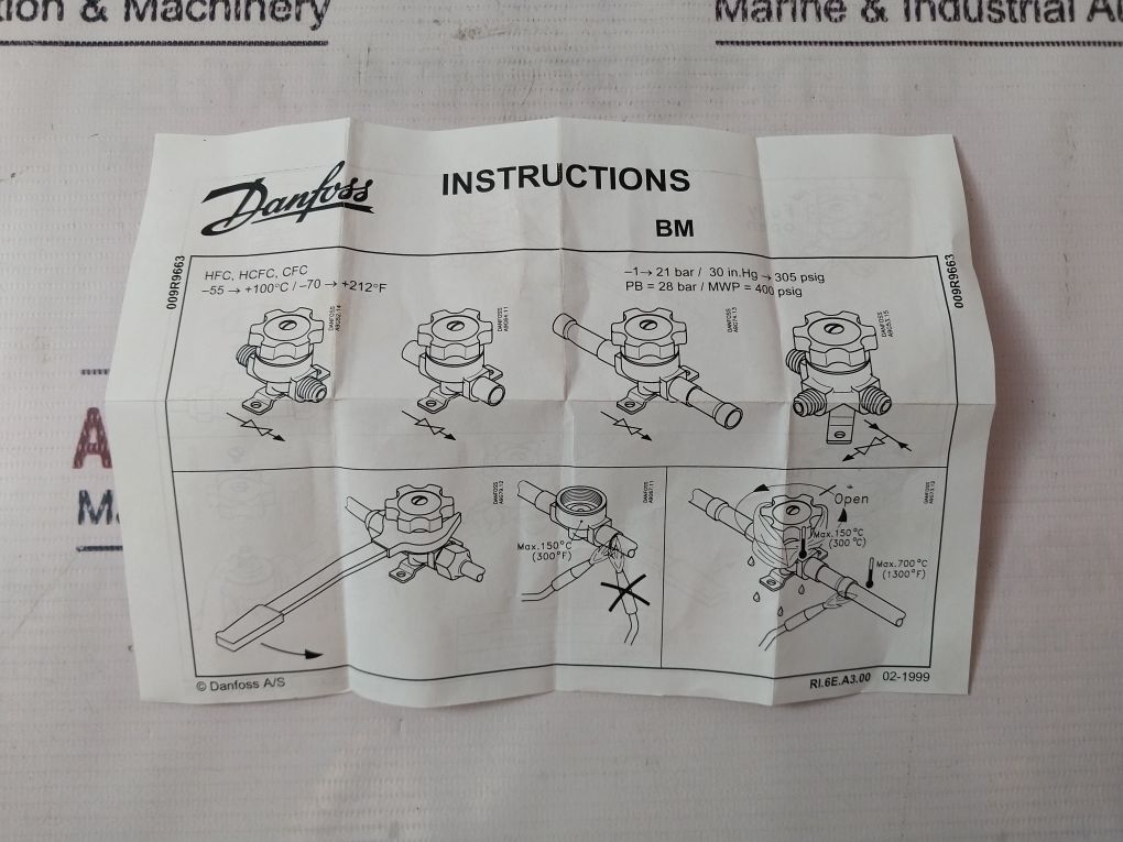 Danfoss 009G0127 Bml 10 Shut-off Valve