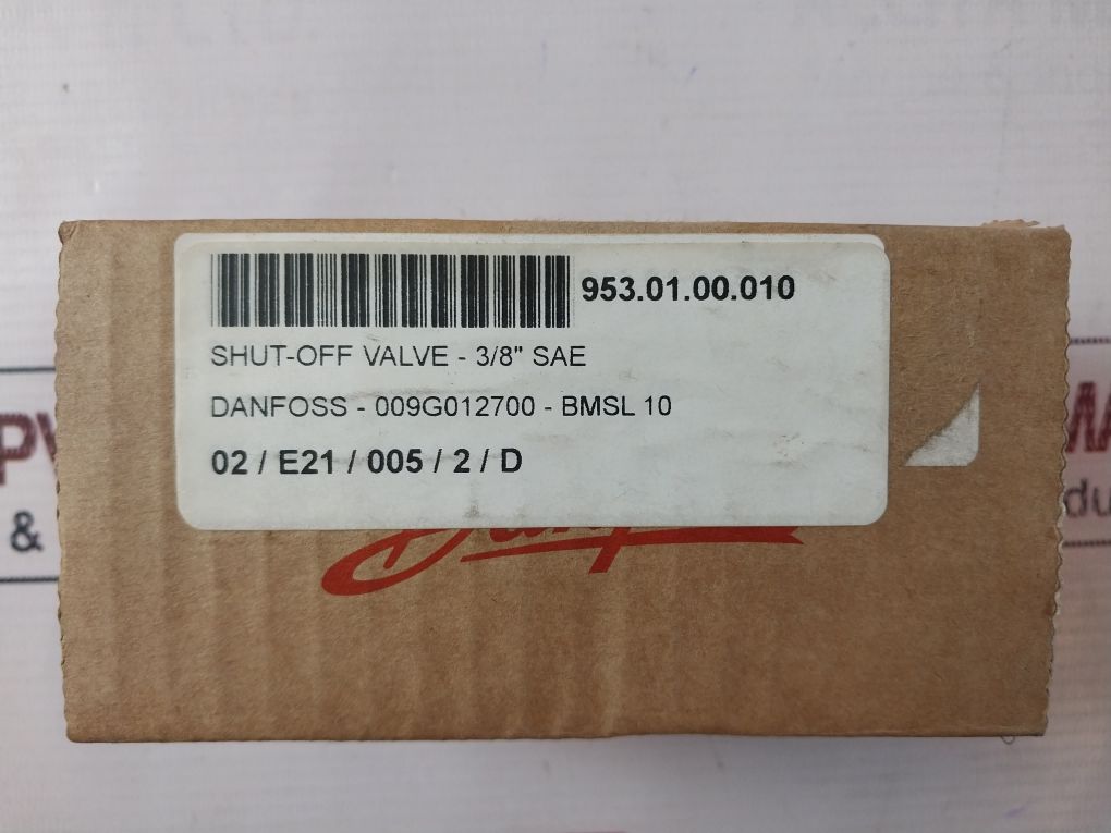 Danfoss 009G0127 Bml 10 Shut-off Valve