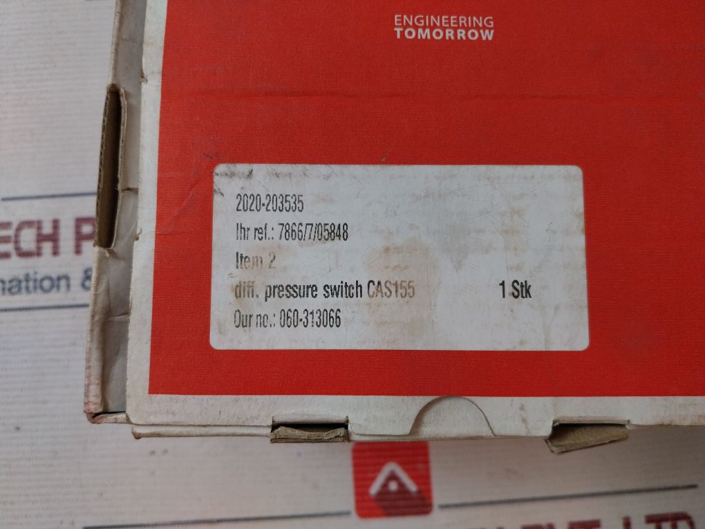 Danfoss Cas 155 Differential Pressure Switch