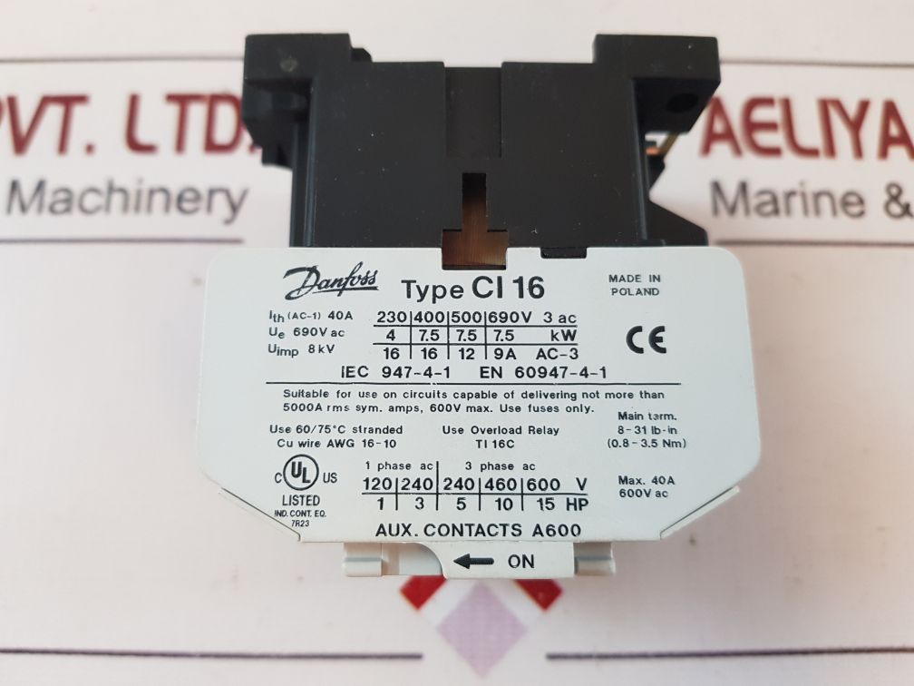 Danfoss Ci 25 Contactor 110V 50/60Hz