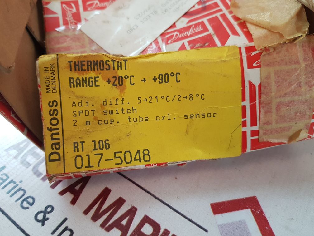 Danfoss Rt 106 Temperature Switch 17-5048