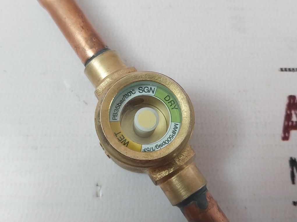 Danfoss Sgn10S Sight Glass Moisture Indicator 80°C