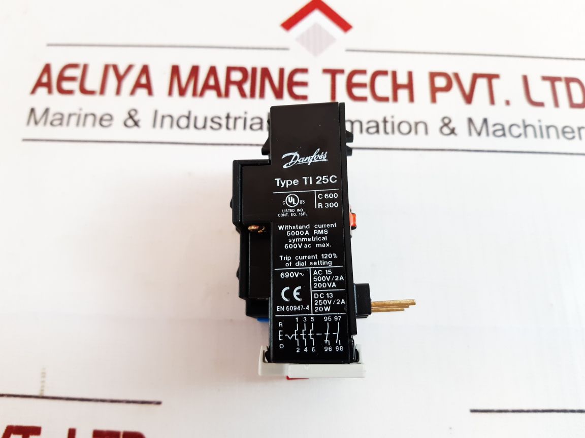 Danfoss Ti25C Thermal Overload Relay 047H0214