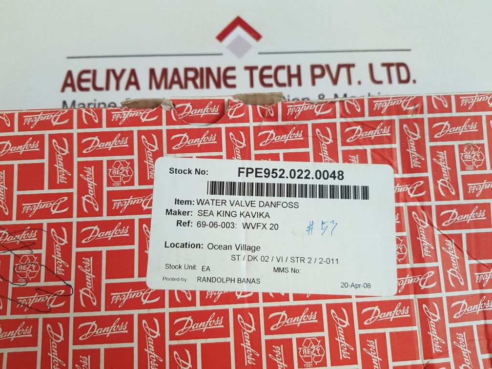 Danfoss Wvfx 10-25 Water Valve