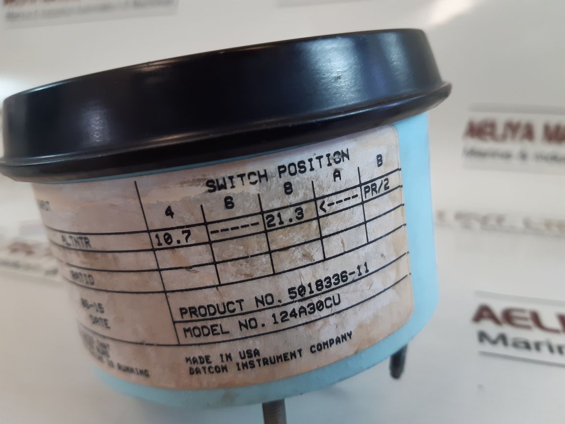 Datcon Instrument 124A30Cu Hour Meter
