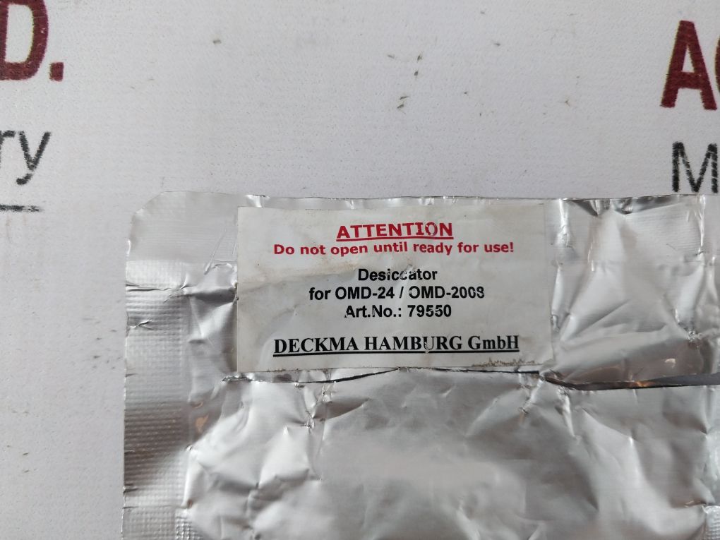 Deckma Hamburg 79550 Desiccator For Omd-24/Omd-2008