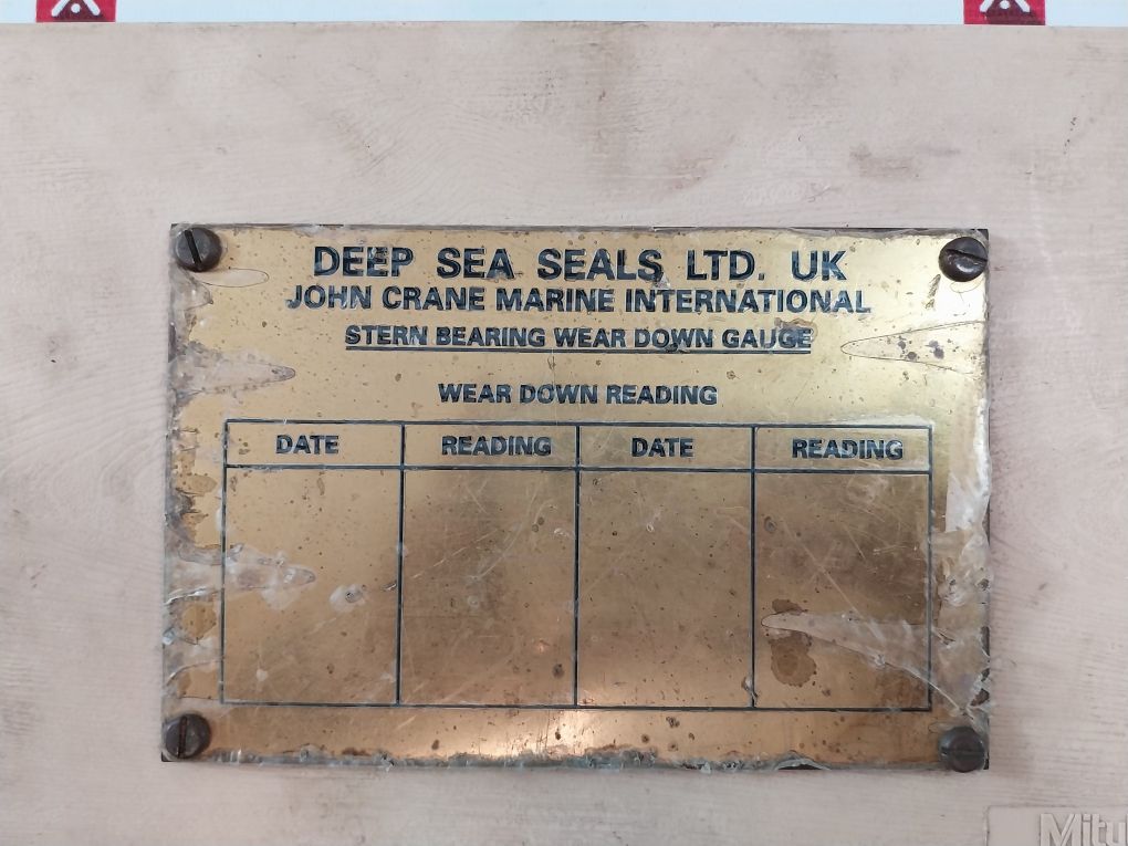 Deep Sea Seals 0 19 100 Stern Bearing Wear Down Gauge 0.01Mm Set