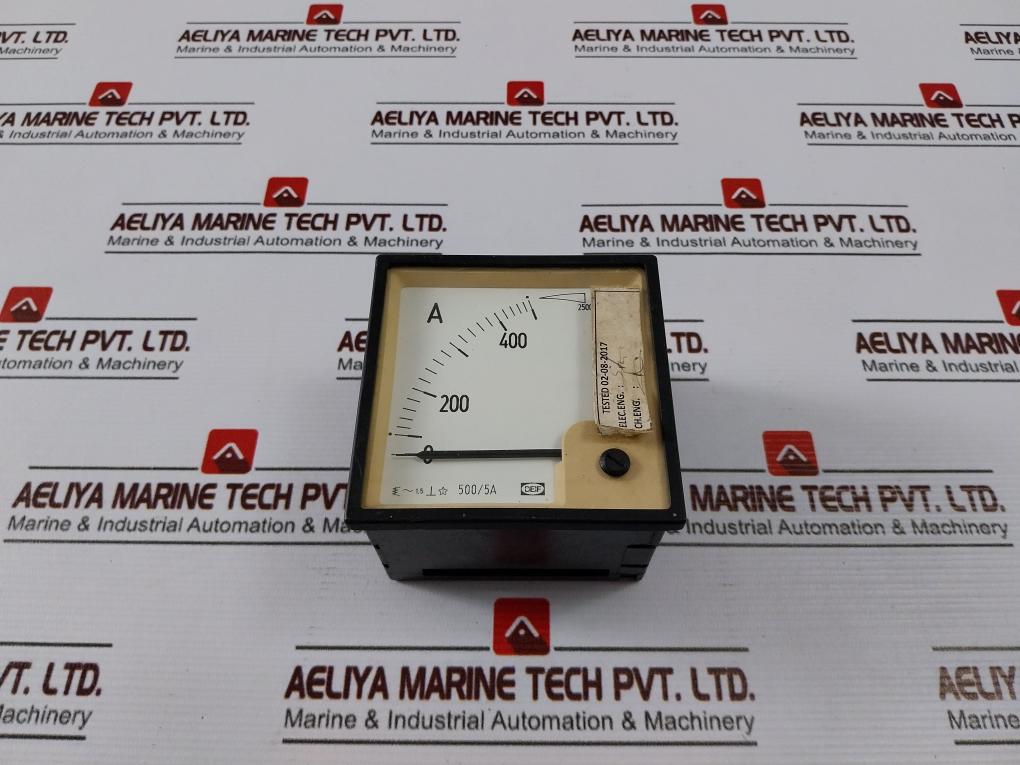 Deif 0-400/2500 A Analog Ammeter