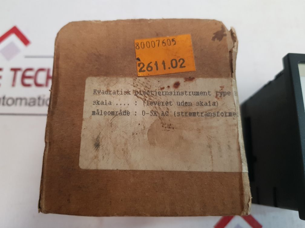 Deif Eq72-x Ammeter 100003672/30 0-5A Ac