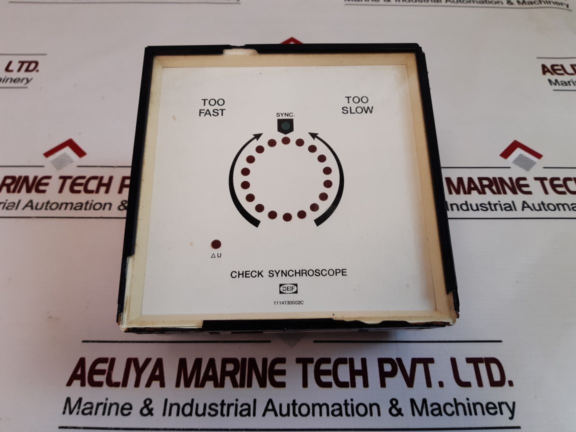 Deif 1114130002C Check Synchroscope