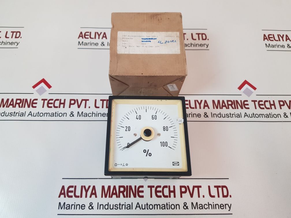 Deif Dq96-c Panel Meter 0 To 100%