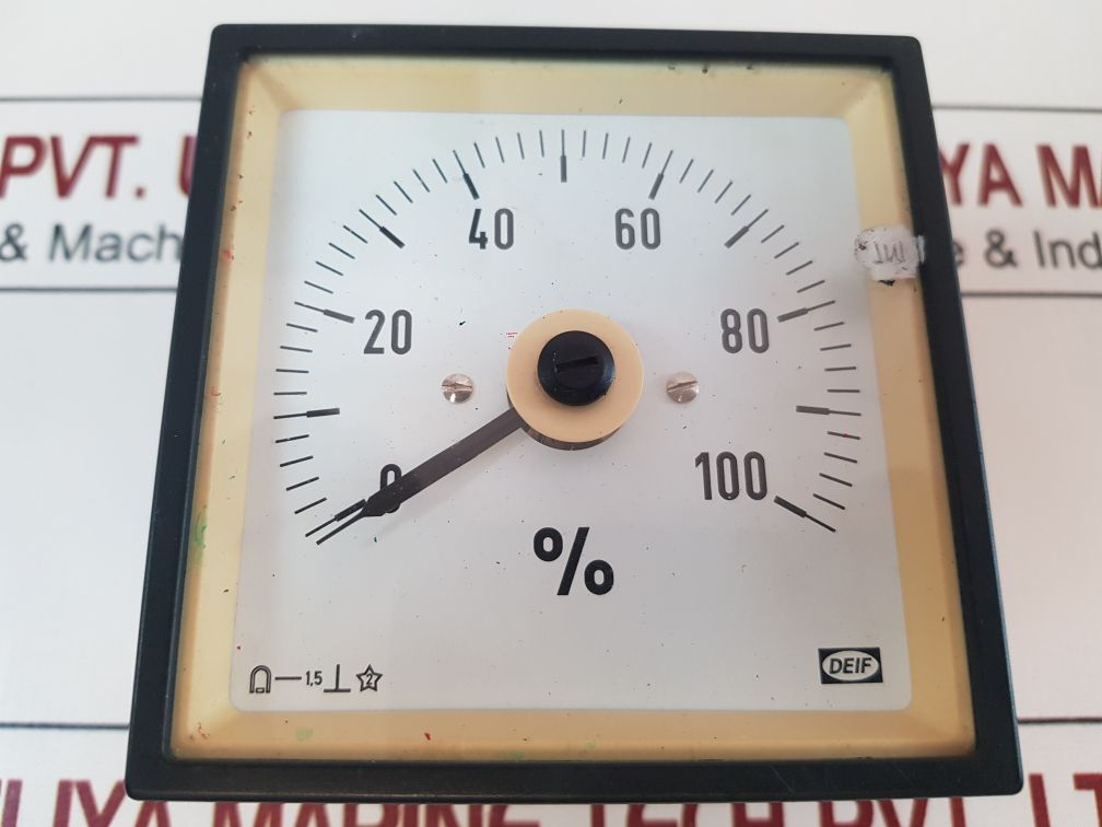 Deif Dq96-c Panel Meter 0 To 100%