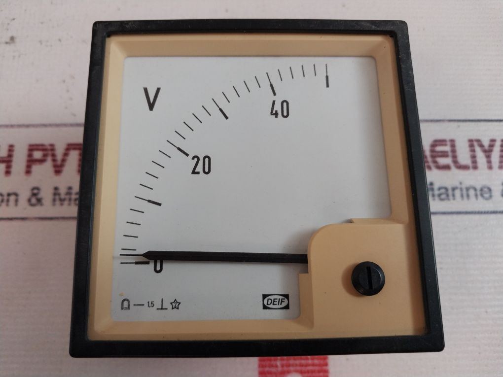 Deif Dq96-x Voltage Meter 50V