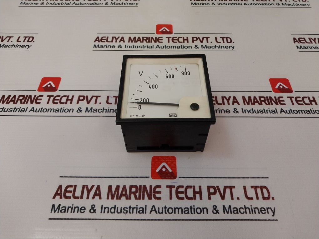 Deif Eq96 Voltmeter Rotary Instrument 0-800V