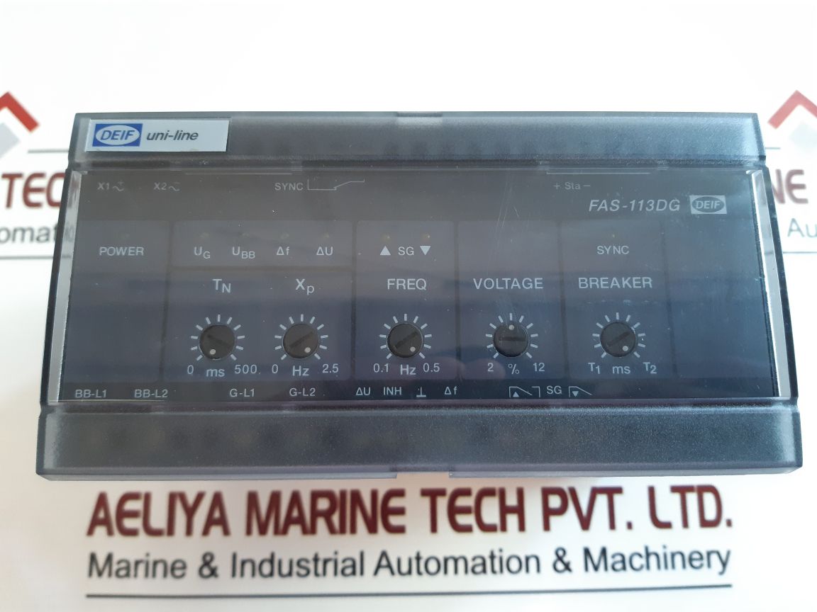 Deif Fas-113Dg Synchronize Controller